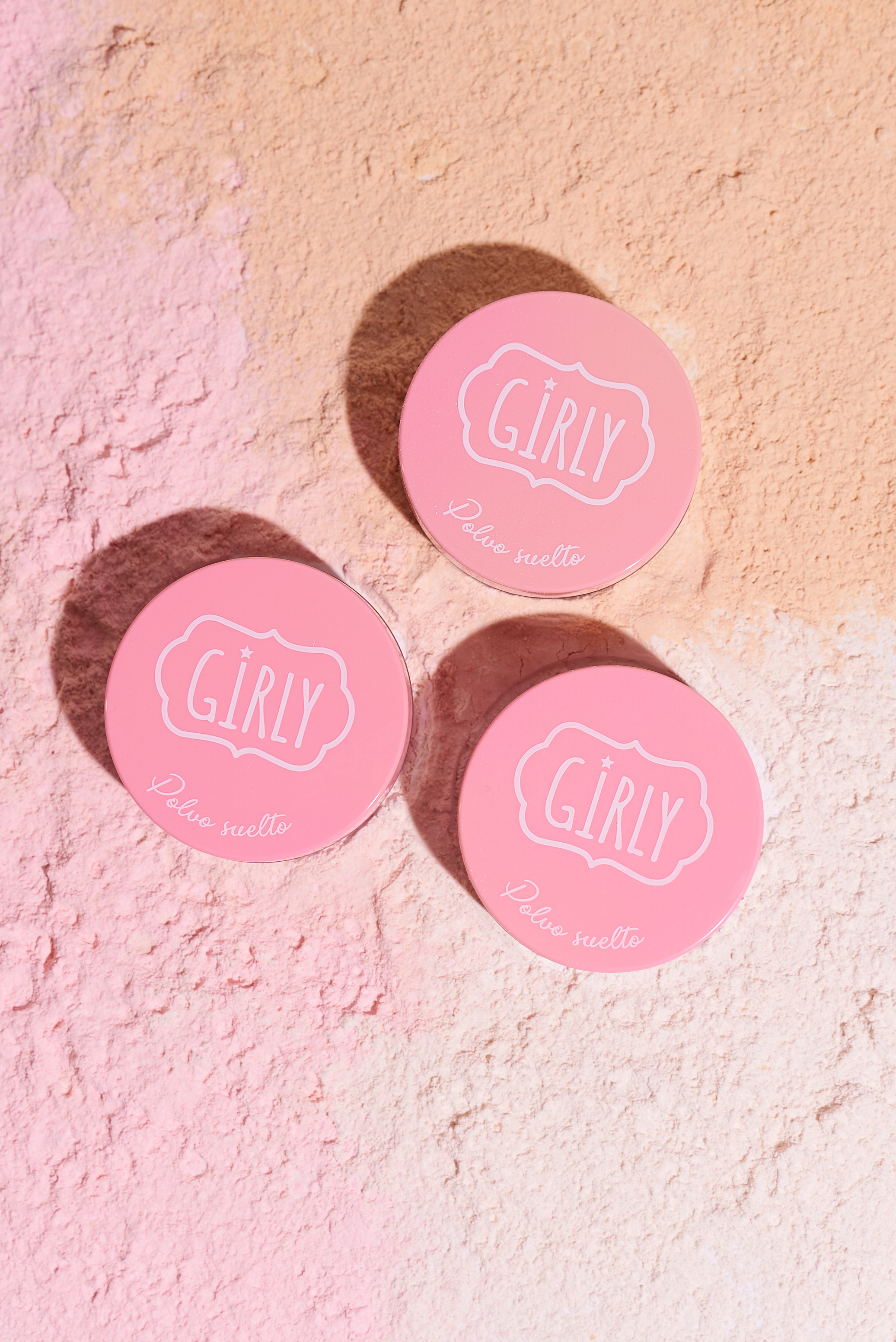 Polvo Suelto Rosado Girly